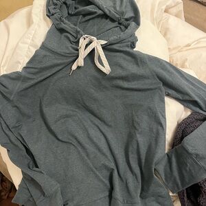 Vuori Green/Grey Hoodie Sweatshirt